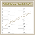 Farbkarte 120 Albrecht Dürer