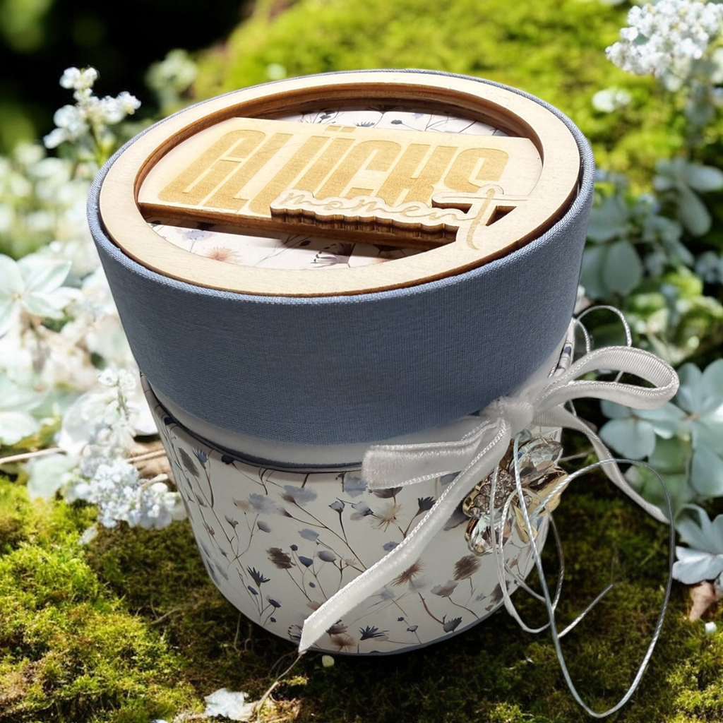 Anleitung + Materialpaket Schrift Glücksmoment