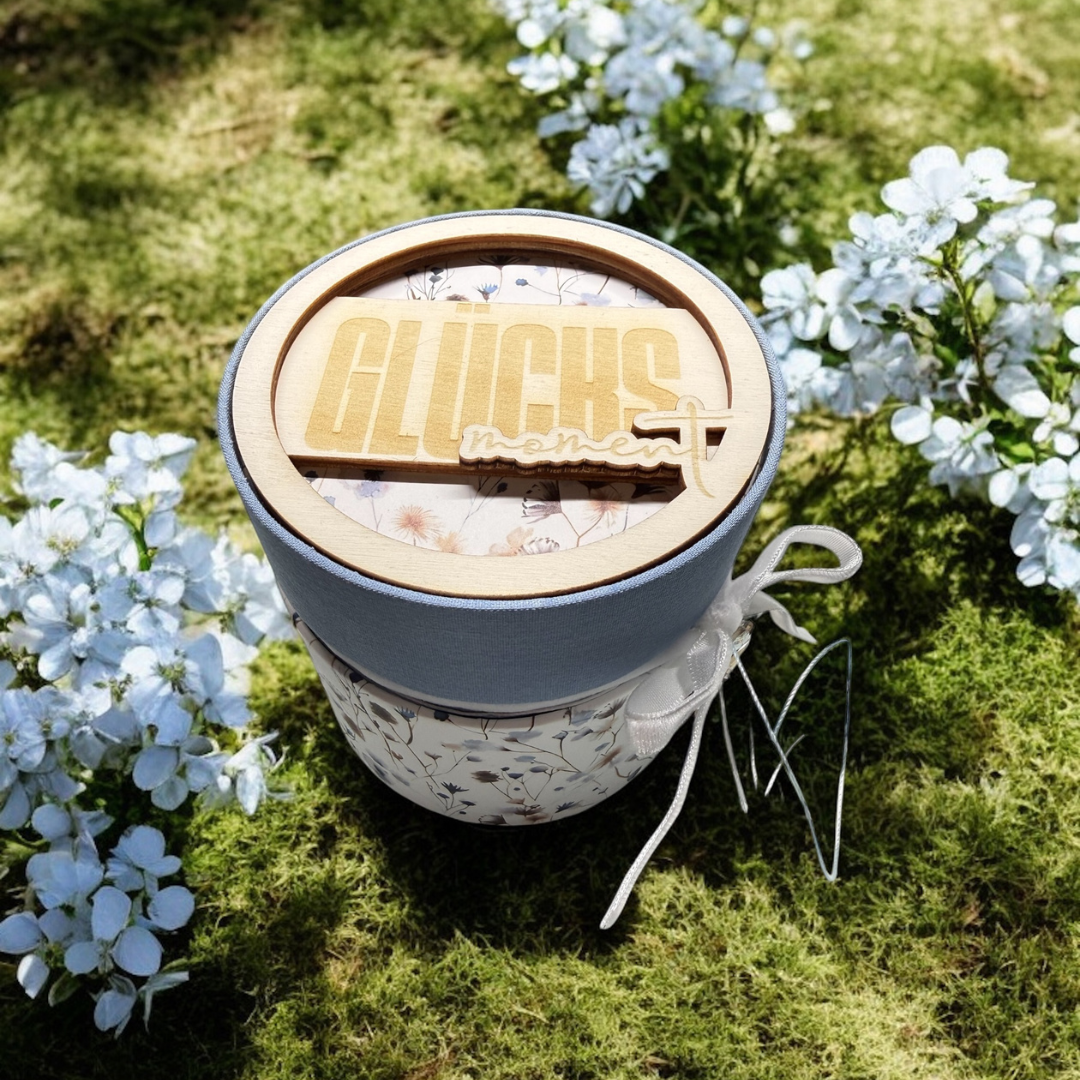 Anleitung + Materialpaket Schrift Glücksmoment