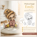 Malvorlage - Emily