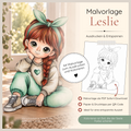 Malvorlage - Leslie