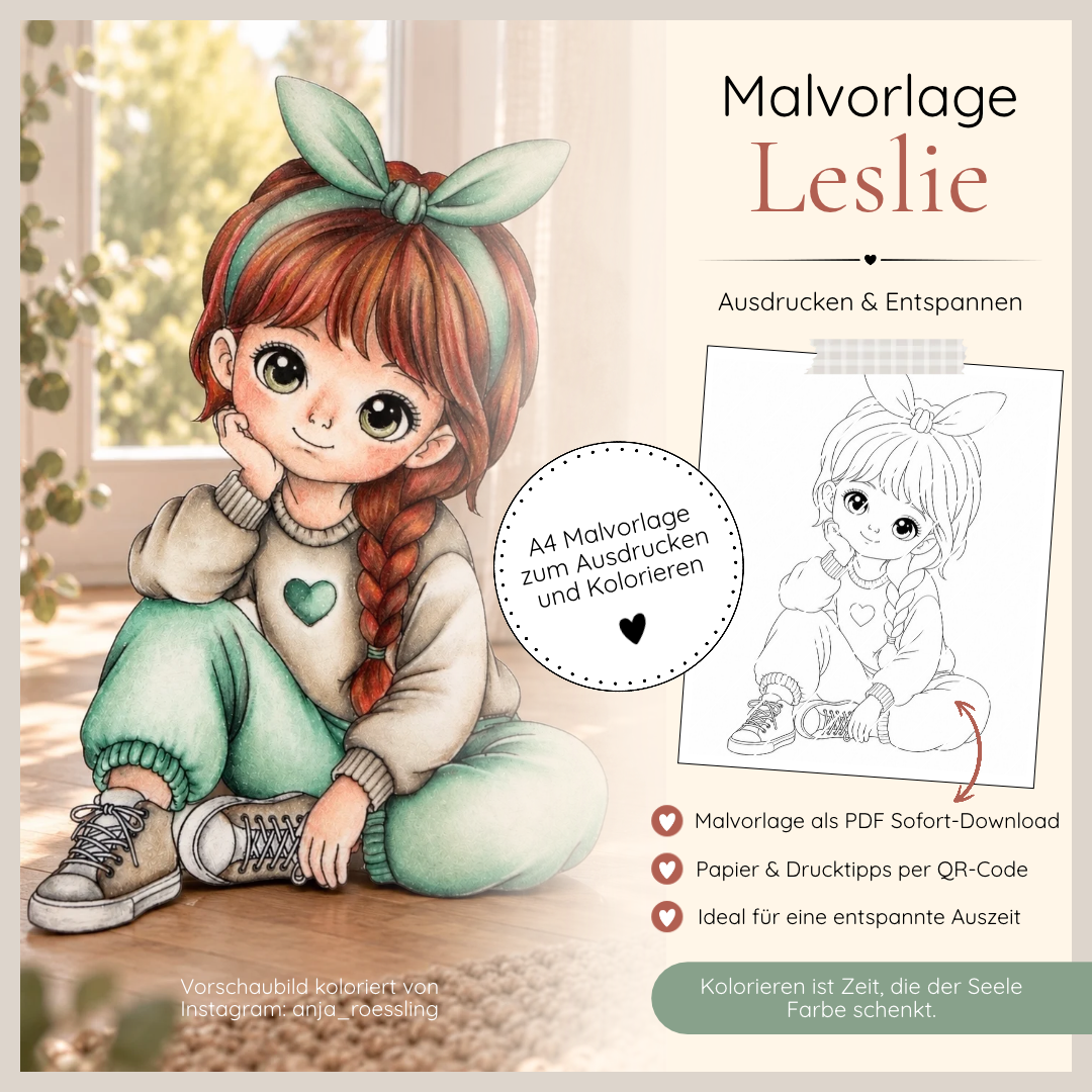 Malvorlage - Leslie