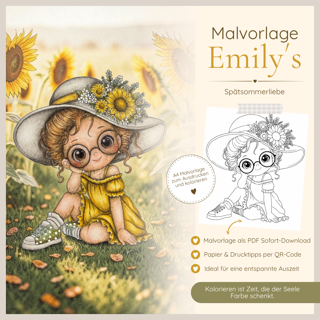 Malvorlage - Emily´s Spätsommerliebe