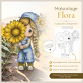 Malvorlage - Flora