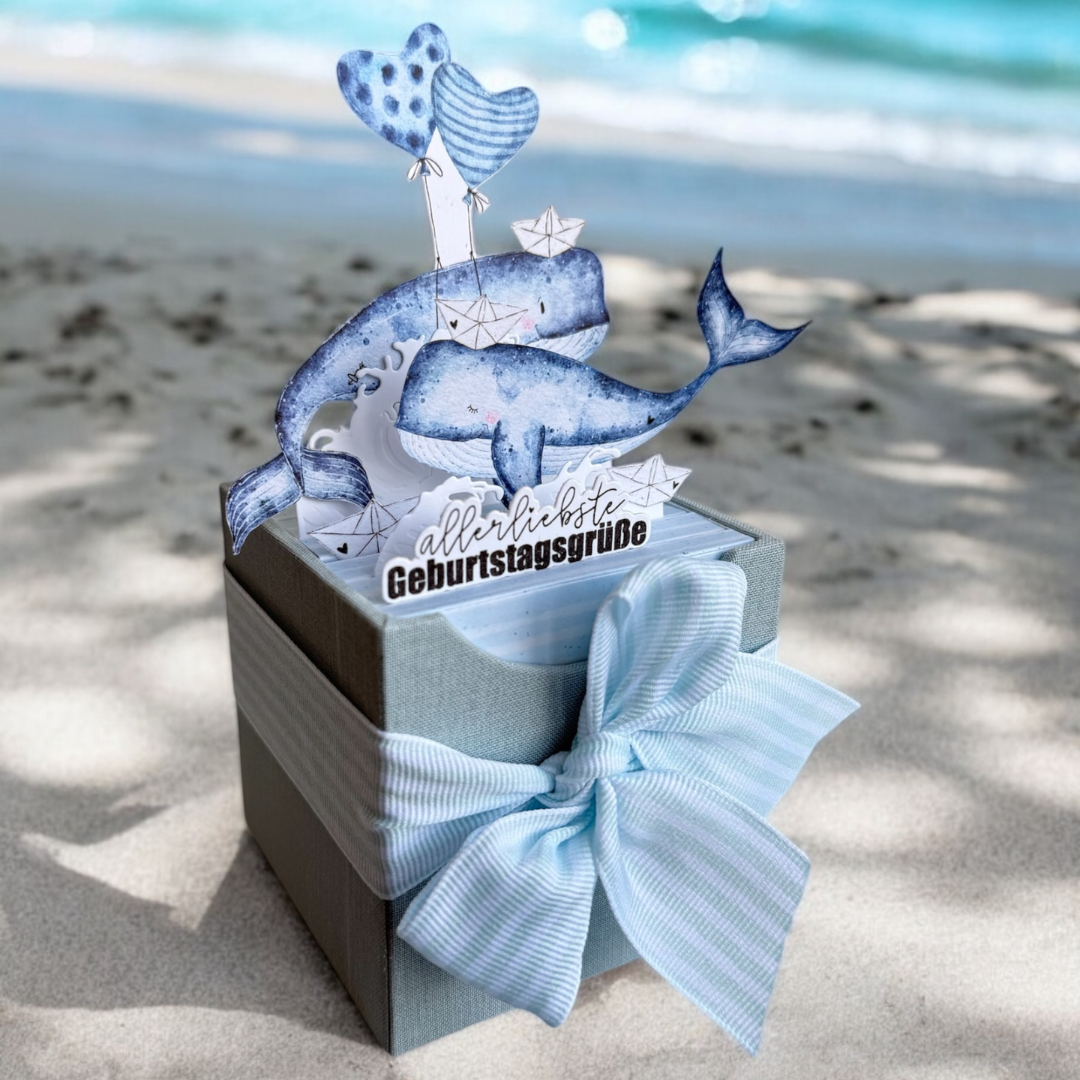 Workshop Geschenkbox mit Einsteckschlitzen